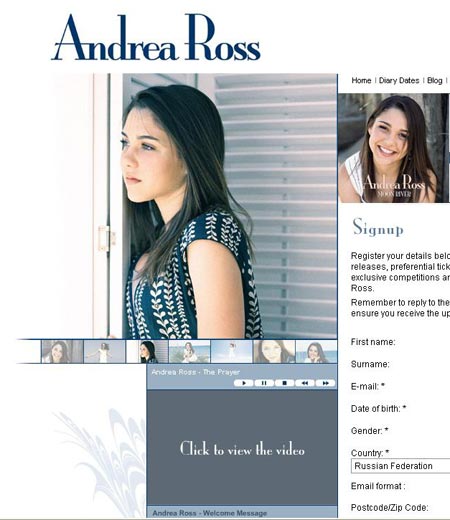 andrea ross presentment